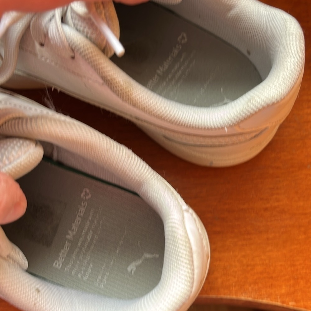 PUMA Children's Caven Jr White Sneaker Size 2C - Picture 10 of 12